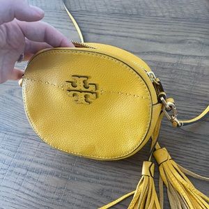 Tory Burch yellow crossbody